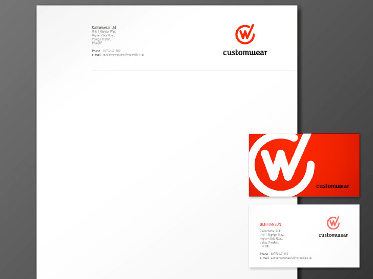 customwear Stationery, by Nice Design