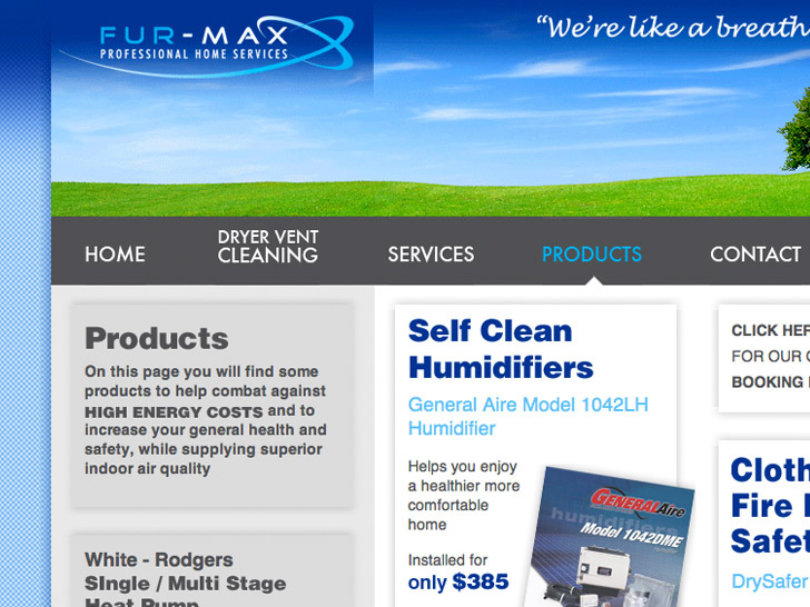 Fur Max website, by Nice Design