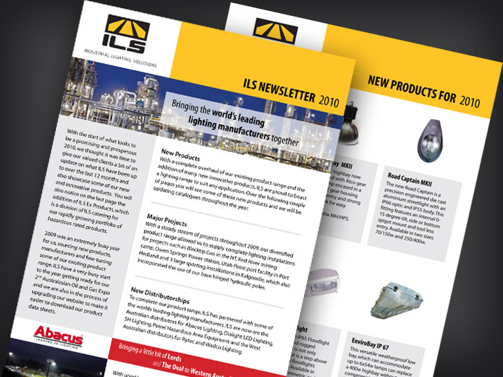 ILS newsletter, by Nice Design
