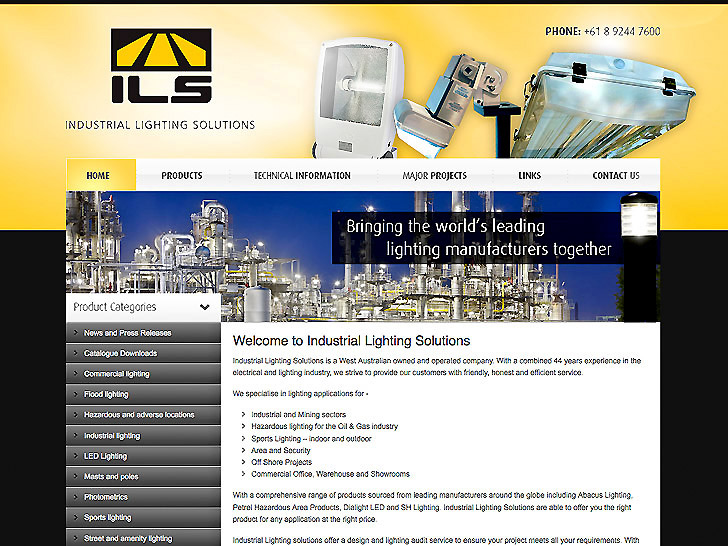 ILS website, by Nice Design