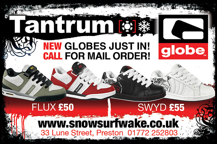Tantrum flyer signage, by Nice Design